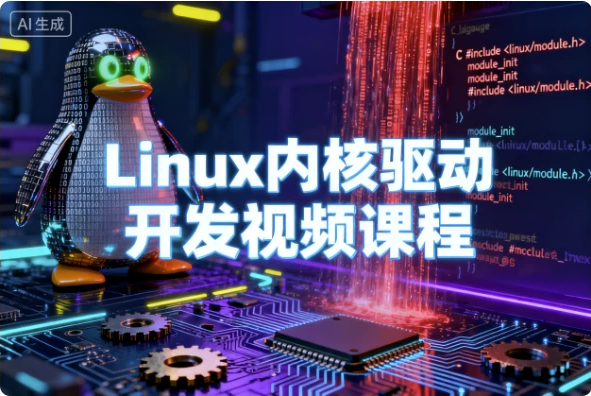 Linux内核驱动开发视频课程-七七搜